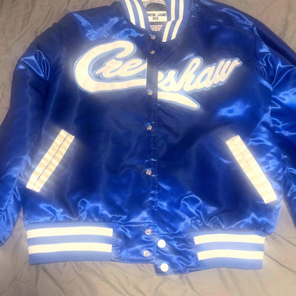 Crenshaw x LeBron James Blue Jacket – Size Large – Rare Streetwear Drop